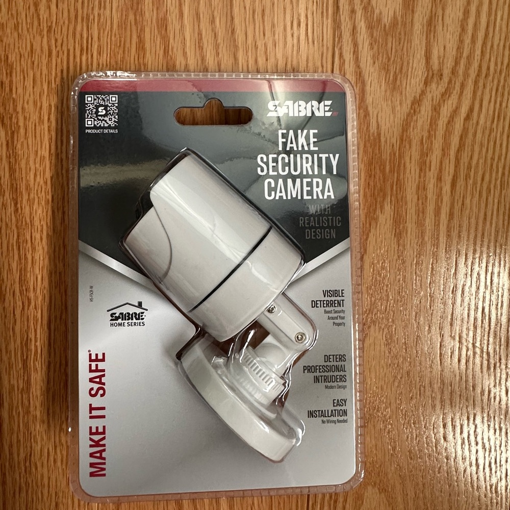 White Fake Security Camera
